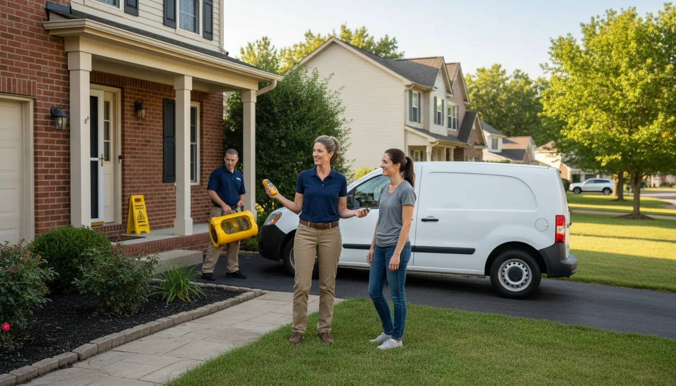 Water restoration image for Water Damage & Restoration Services in Shelbina, MO